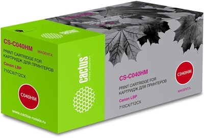 Картридж Cactus CS-C040HM Magenta 227596