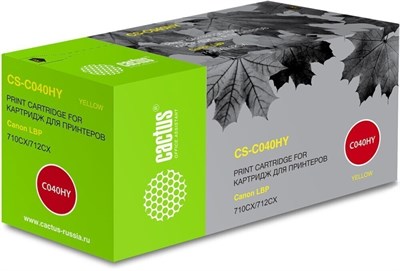 Картридж Cactus CS-C040HY Yellow 227597
