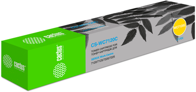 Картридж Cactus CS-WC7120C Cyan 227859