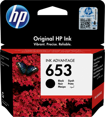 Картридж HP 3YM75AE (№653) Black 227863