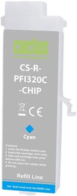 Картридж Cactus CS-R-PFI320C-CHIP Cyan 227959