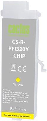 Картридж Cactus CS-R-PFI320Y-CHIP Yellow 227961