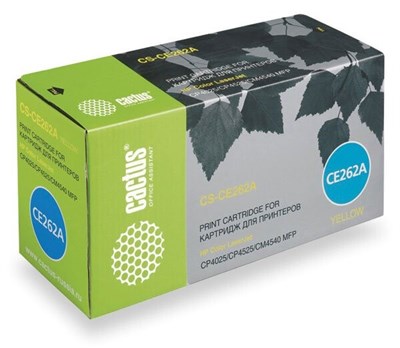 Картридж Cactus CS-CE262A Yellow 228163