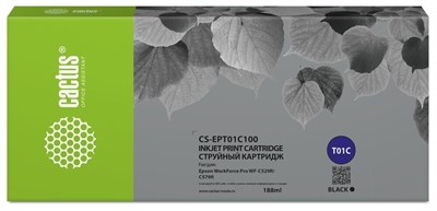 Картридж Cactus CS-EPT01C100 Black 228265
