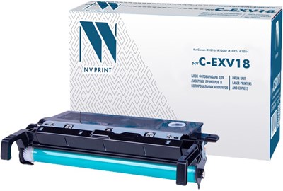 Фотобарабан NV Print CEXV18DU Black 228367