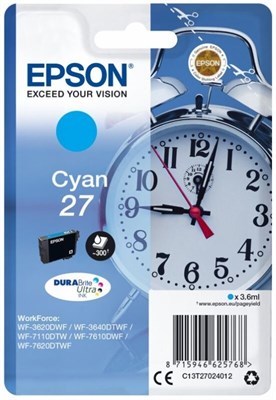 Картридж Epson C13T27024020 Cyan 228629