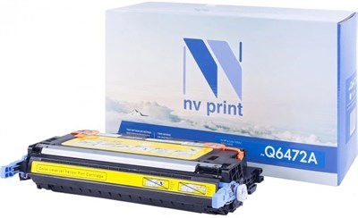 Картридж NV Print Q6472A Yellow 228689