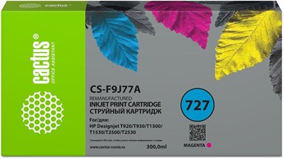 Картридж Cactus CS-F9J77A Magenta 228871