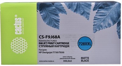 Картридж Cactus CS-F9J68A Matte Black 228977