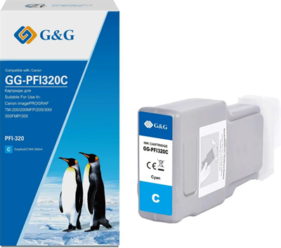 Картридж G&G GG-PFI320C Cyan 229207