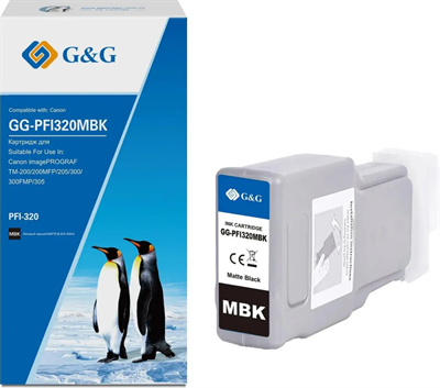 Картридж G&G GG-PFI320MBK Matte Black 229209