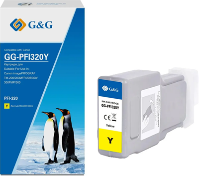 Картридж G&G GG-PFI320Y Yellow 229210