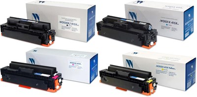 Картридж NV Print W2030X/W2031X/W2032X/W2033X 415X Black/Cyan/Magenta/Yellow 229737