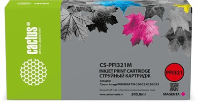 Картридж Cactus CS-PFI321M Magenta 229748