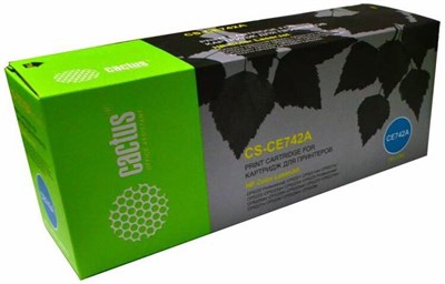 Картридж Cactus CS-CE742A Yellow 229765