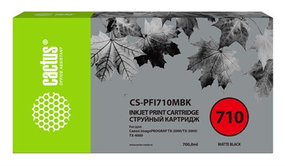 Картридж Cactus CS-PFI710MBK Matte Black 229879