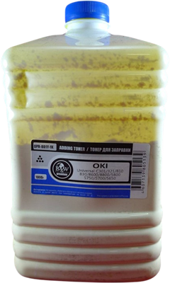Тонер Black&White OPR-801Y-1K Yellow 230172