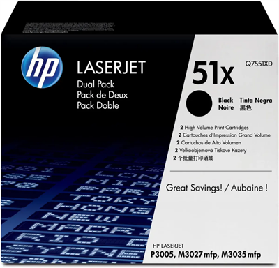 Картридж HP Q7551XD (№51X) Black 230182