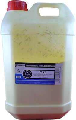 Тонер Black&White OPR-804Y-1K Yellow 230303