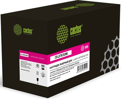 Картридж Cactus CS-LX78C5UM0 Magenta 230522