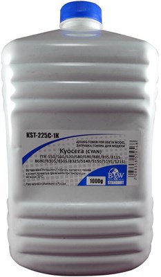 Тонер Black&White KST-225C-1K Cyan 230632