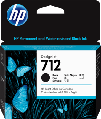Картридж HP 3ED71A (№712) Black 230705