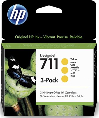 Картридж HP CZ136A (№711) Yellow 230745