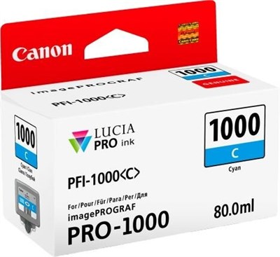 Картридж Canon PFI-1000 Cyan 230830