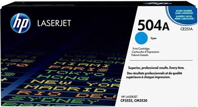 Картридж HP CE251A (№504A) Cyan 230840