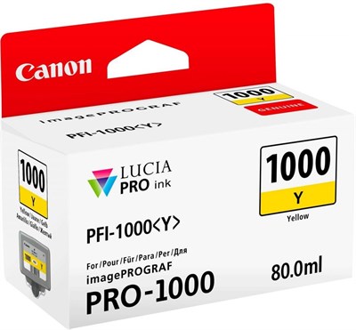 Картридж Canon PFI-1000 Yellow 230857
