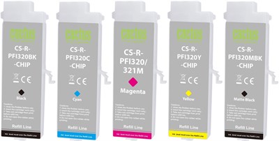 Картридж Cactus CS-R-PFI320SET-CHIP Black/Cyan/Magenta/Yellow/Matte Black 230977