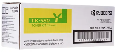 Картридж Kyocera TK-580Y Yellow 231007