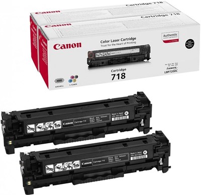 Картридж Canon 718 Black (2 шт.) 231435