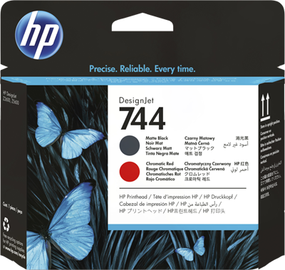 Печатающая головка HP F9J88A (№744) Matte Black/Chromatic Red 231697