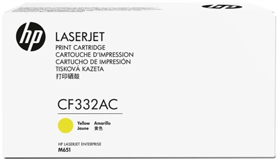 Картридж HP CF332AC (№654A) Yellow 231796