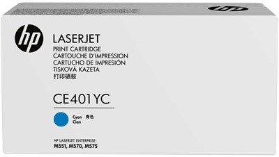 Картридж HP CE401YC (№507Y) Cyan 232297