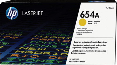 Картридж HP CF332A (№654A) Yellow 232502