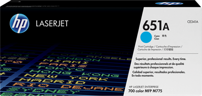 Картридж HP CE341A (№651A) Cyan 232648