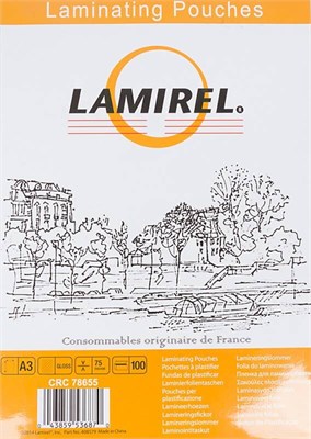 Плёнка для ламинирования Fellowes LA-7865501 Lamirel 233120