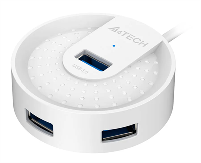USB-концентратор A4Tech HUB-30 White 233233