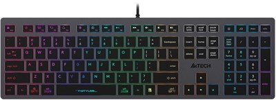 Клавиатура A4Tech Fstyler FX60H Grey/Neon 233648