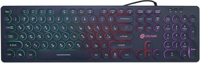 Клавиатура Oklick 420MRL Black 233988