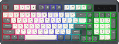 Клавиатура Oklick 731G Grey 233993