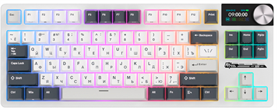 Клавиатура Royal Kludge S85 White Night (Beige Switch) 234136