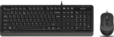 Клавиатура + мышь A4Tech Fstyler F1010 Black/Grey 234267