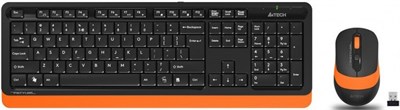 Клавиатура + мышь A4Tech Fstyler FG1010 Black/Orange 234277