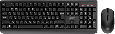 Клавиатура + мышь Acer OCC401 Black 234300