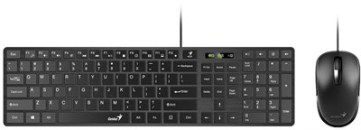 Клавиатура + мышь Genius SlimStar C126 Black 234321