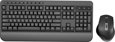 Клавиатура + мышь Oklick S290W Black 234358