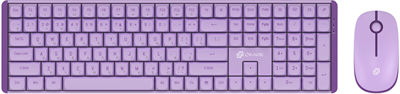 Клавиатура + мышь Oklick S315W Purple 234359